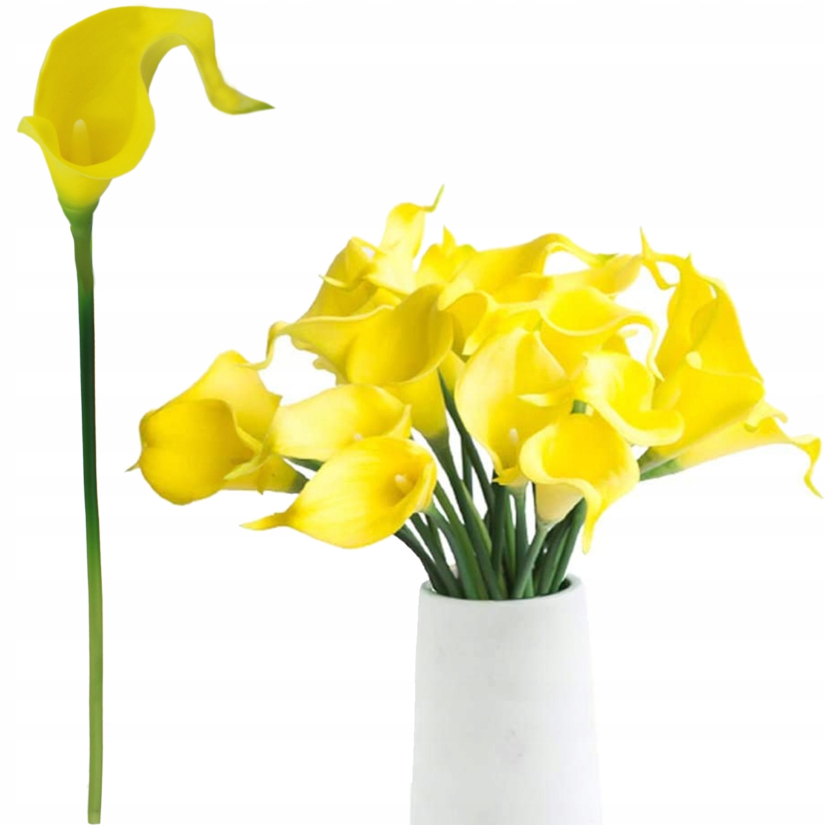 

Kwiat Sztuczny Kalia Piankowy Gumowy Kwiaty 6SZT