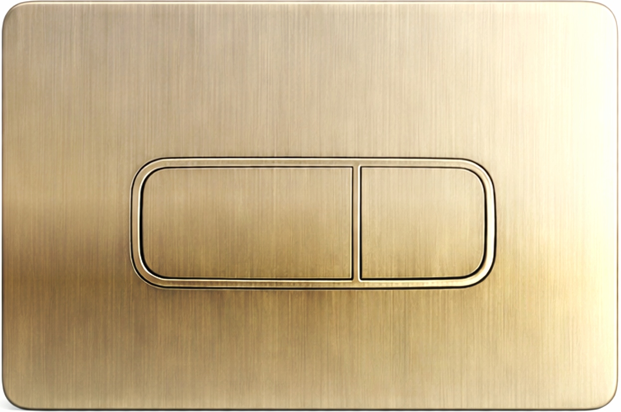 Tlačidlo Moha 7 zlaté pre Wc rošt Geberit Duofix Basic UP100 Delta