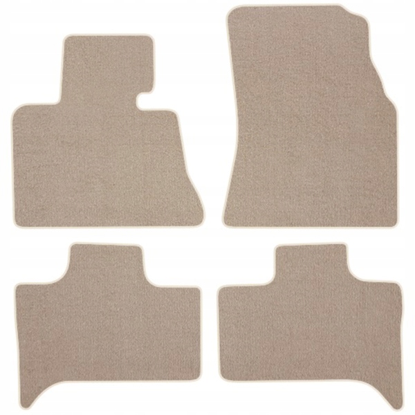 Bmw X5 E53 1999-2006 velurové koberce Comfort Béžové