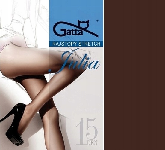 

Gatta Julia 15den rajstopy stretch moka 4
