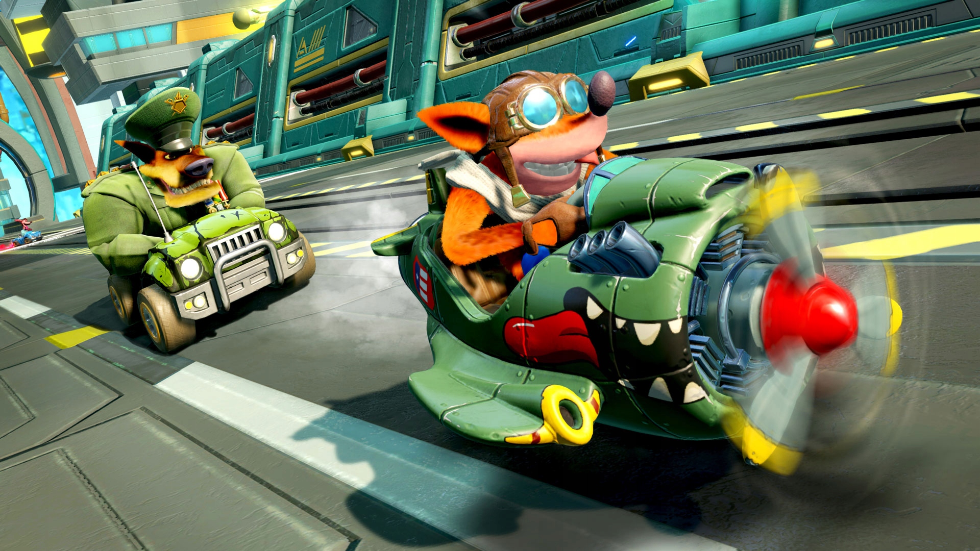 Crash CTR Team Racing Nitro Fueled XOne 4 graczy Platforma Xbox One