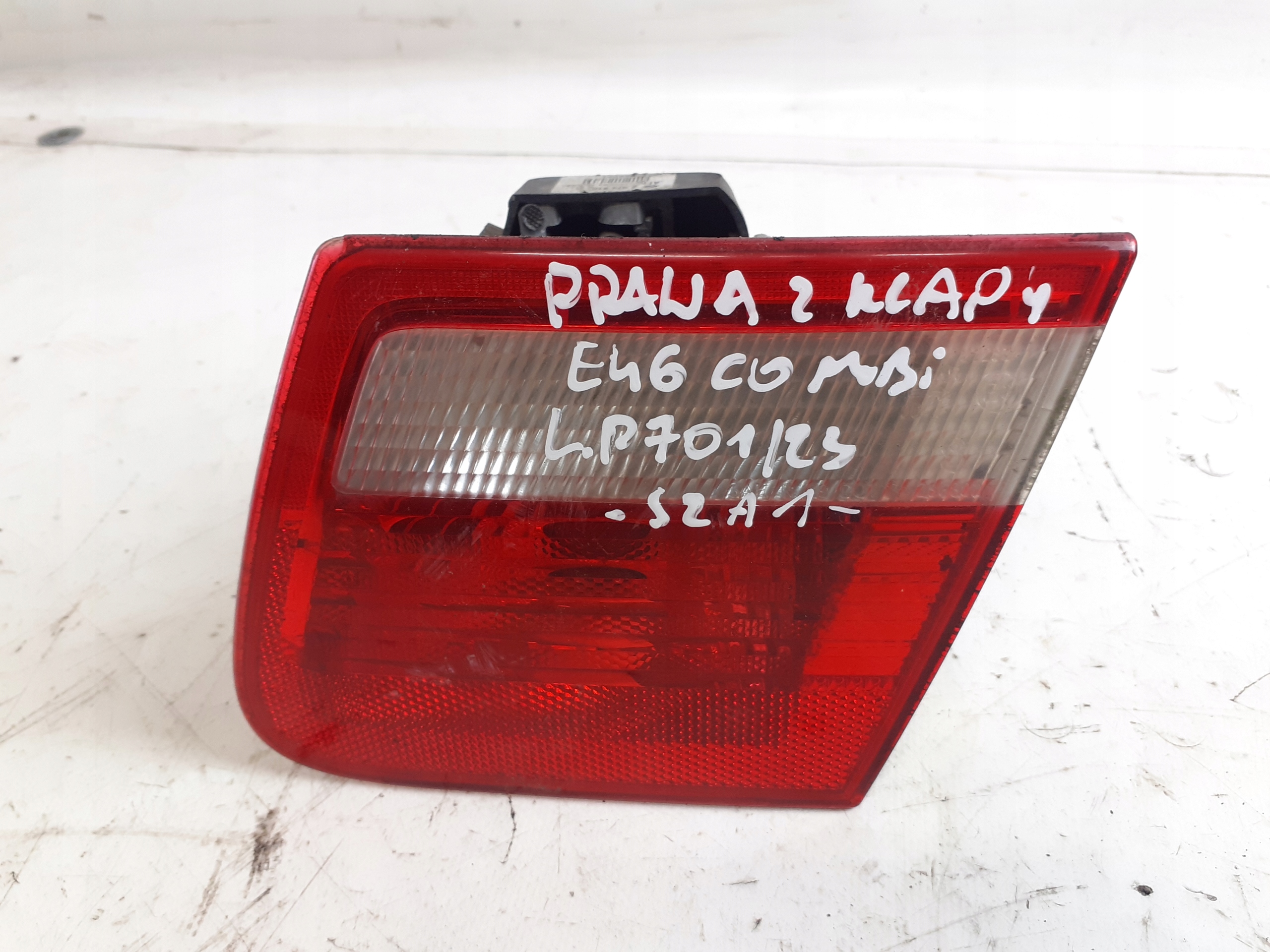light right rear part to the bonnet BMW E46 KOMBI TOURING