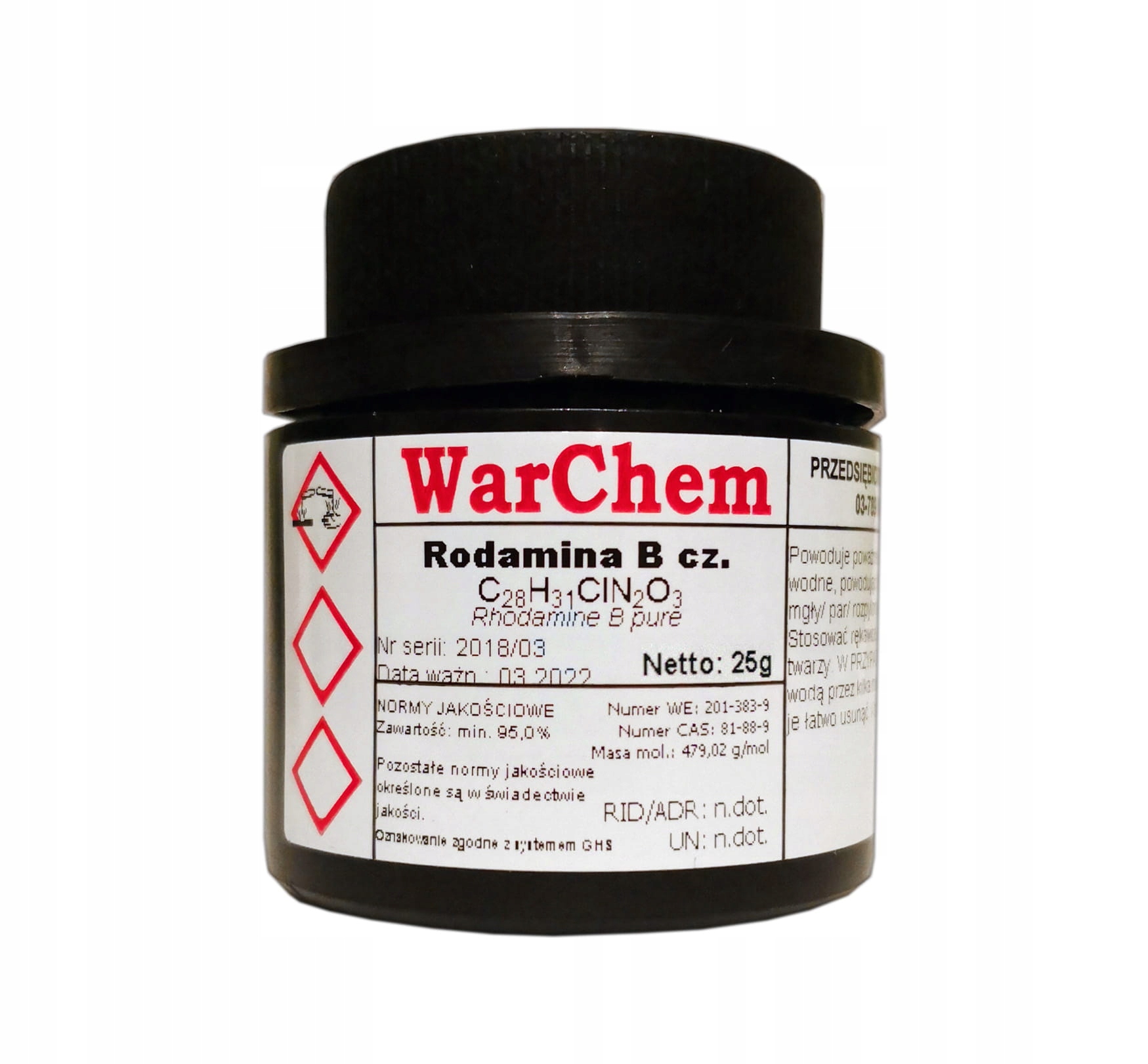 

Rodamina B 25g Warchem [53124]