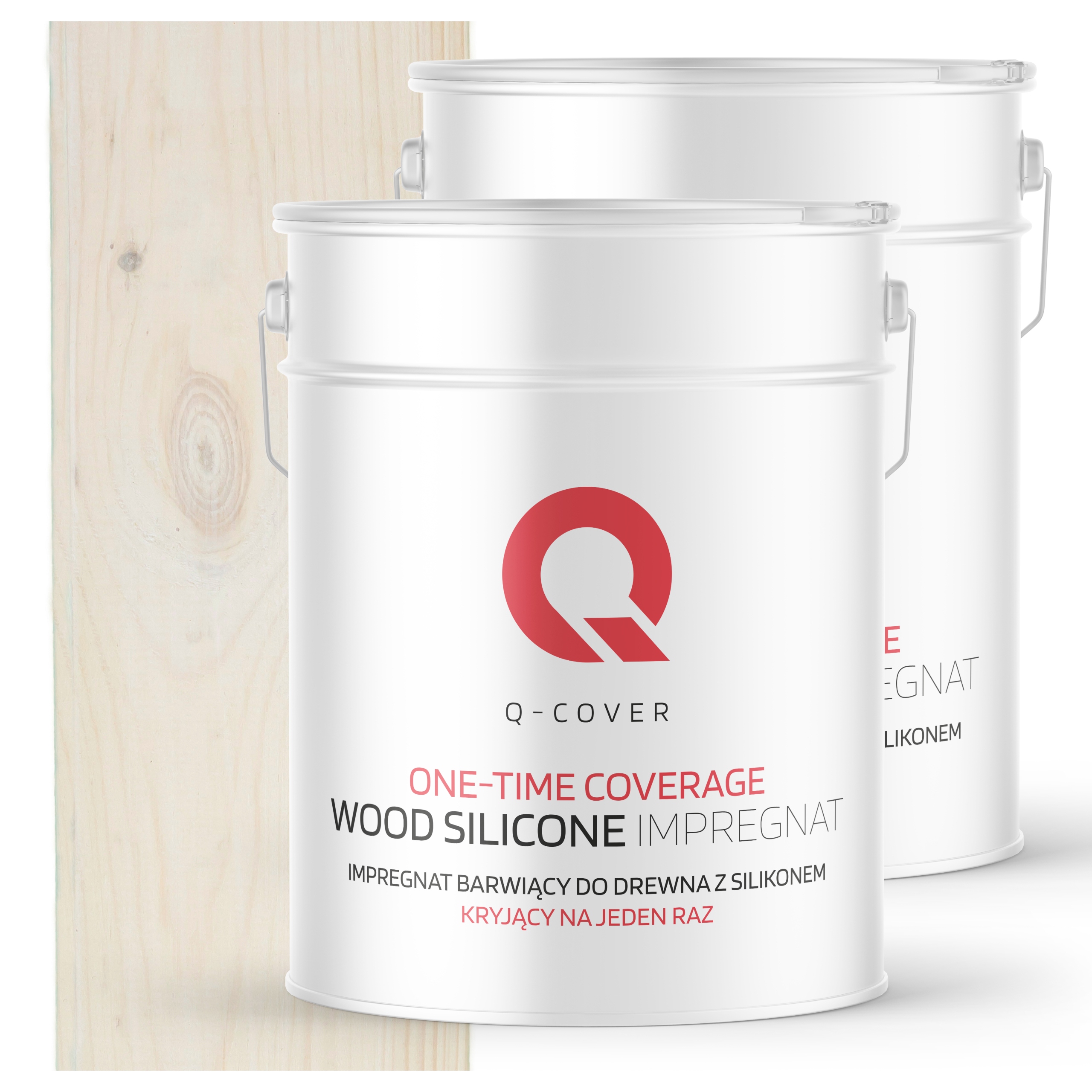 Impregnát na drevo Farba Pro so silikónom 10 l Silná farba na raz Biela