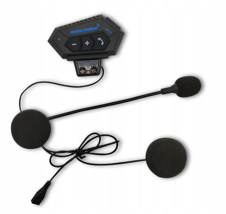 SŁUCHAWKI BLUETOOTH MOTOCYKL BT 5.0 DO KASKU BT12