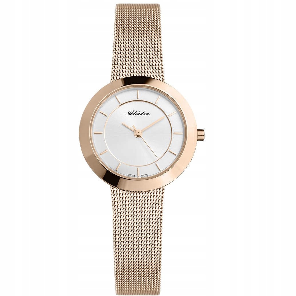 Klasické švýcarské dámské hodinky Adriatica na náramku A3645.9113Q