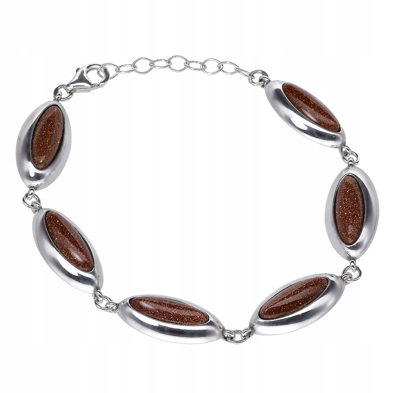 Stříbrný náramek Ag 925 oxidovaný SG-1-BR-S