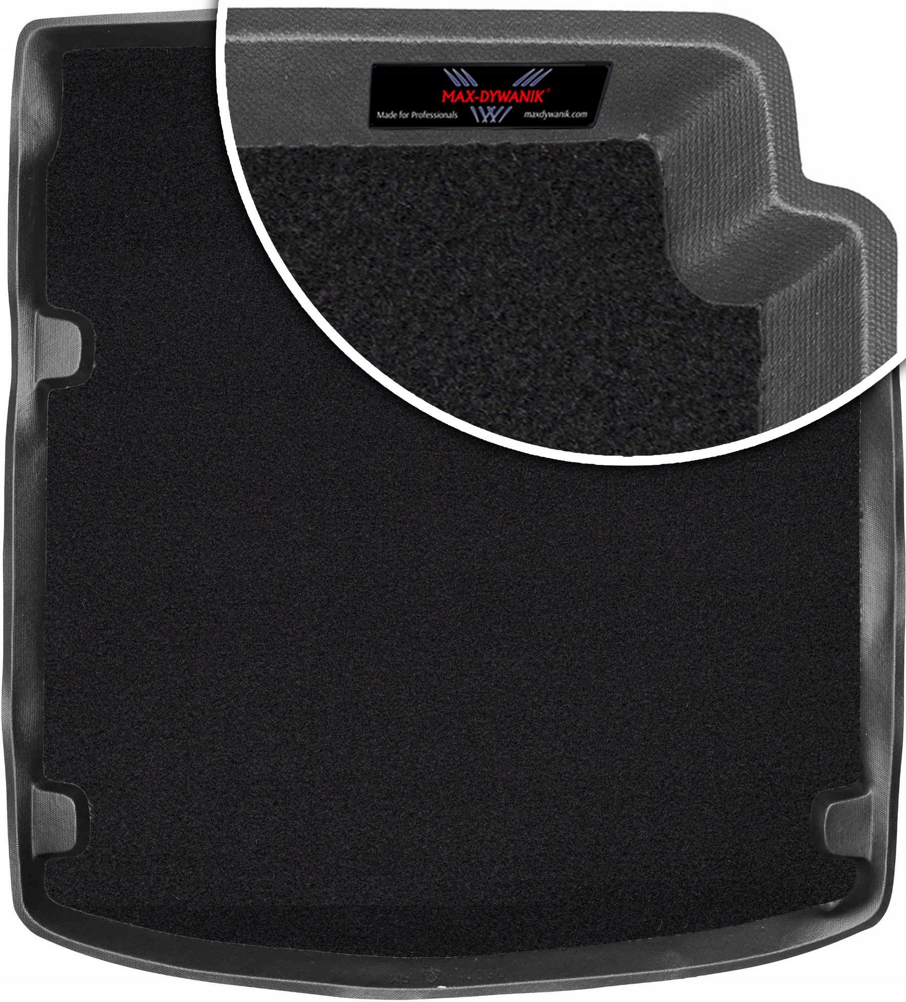 Audi A6 C7 Sedan 2011-2018 Koberec do zavazadlového prostoru s velurovou podložkou