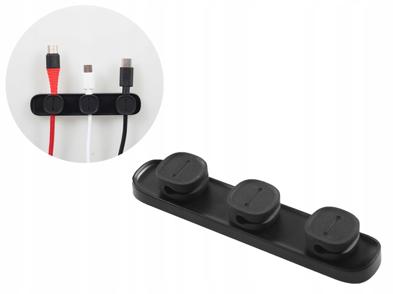 

Organizer Uchwyt 3szt Kable Przewody Magnetyczny
