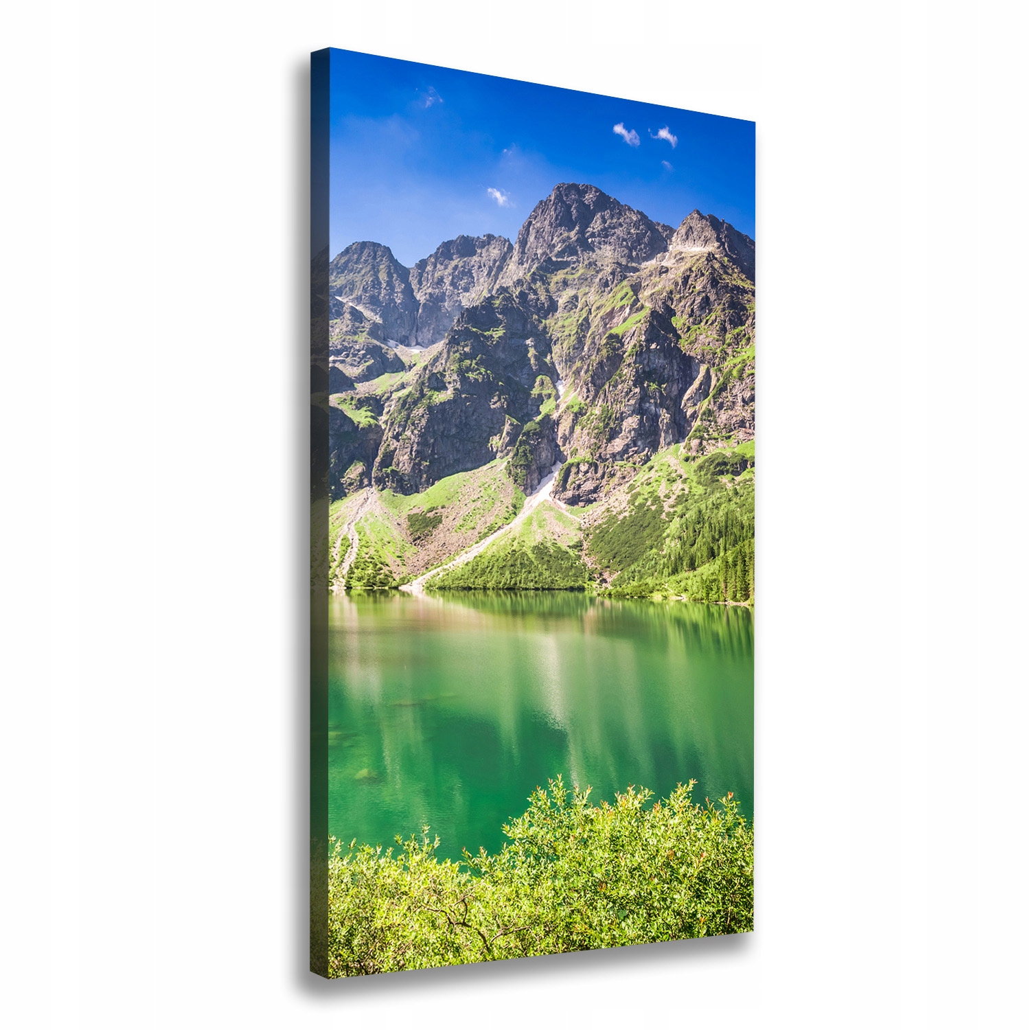 

Foto obraz na płótnie Morskie oko Tatry 50x100 cm