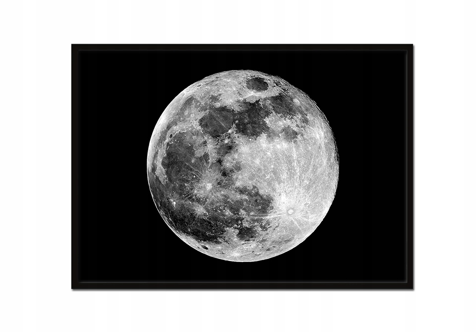 

Obraz Plakat W Ramie 33x43 cm Księżyc P522 poziom