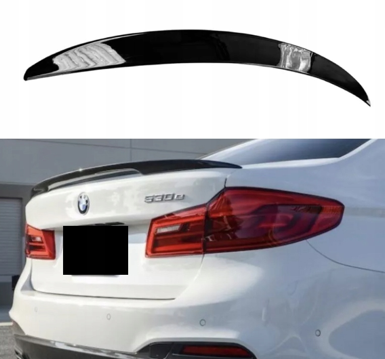 Spoiler Zadného Veka Batožinového Priestoru Pre Bmw G30 Lopta Spojler M Performance Čierna