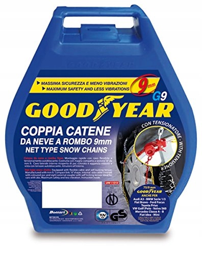 

Łańcuchy śniegowe Goodyear 77913 9 mm rozm. 120