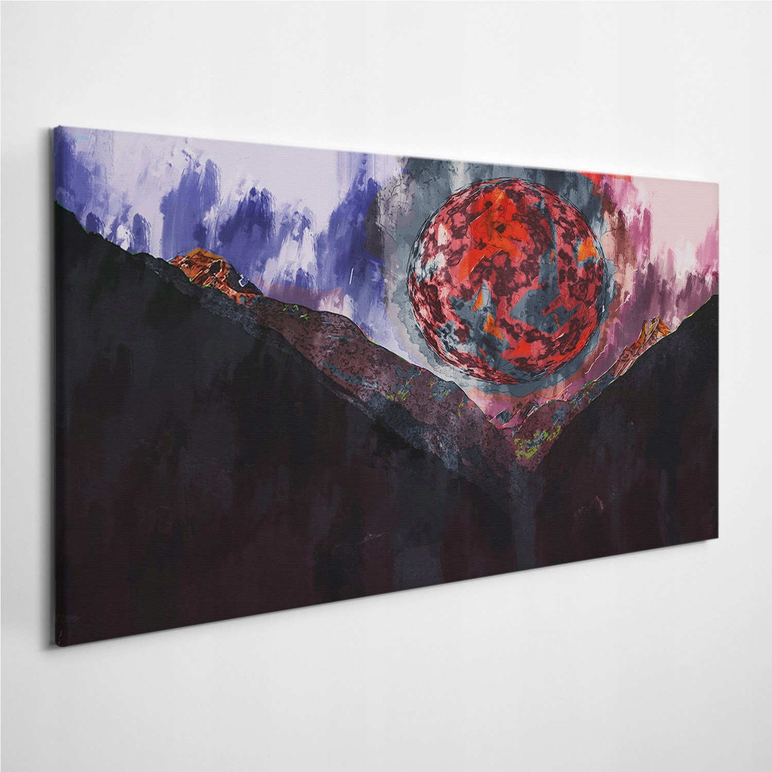 

Fotoobraz na ścianę Góry Abstrakcja Planeta 120x60