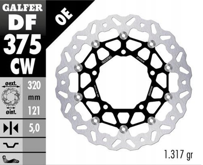 Brzdový Kotúč Predný Suzuki Gsx 1300R Hayabusa 21- (320X80X6MM)