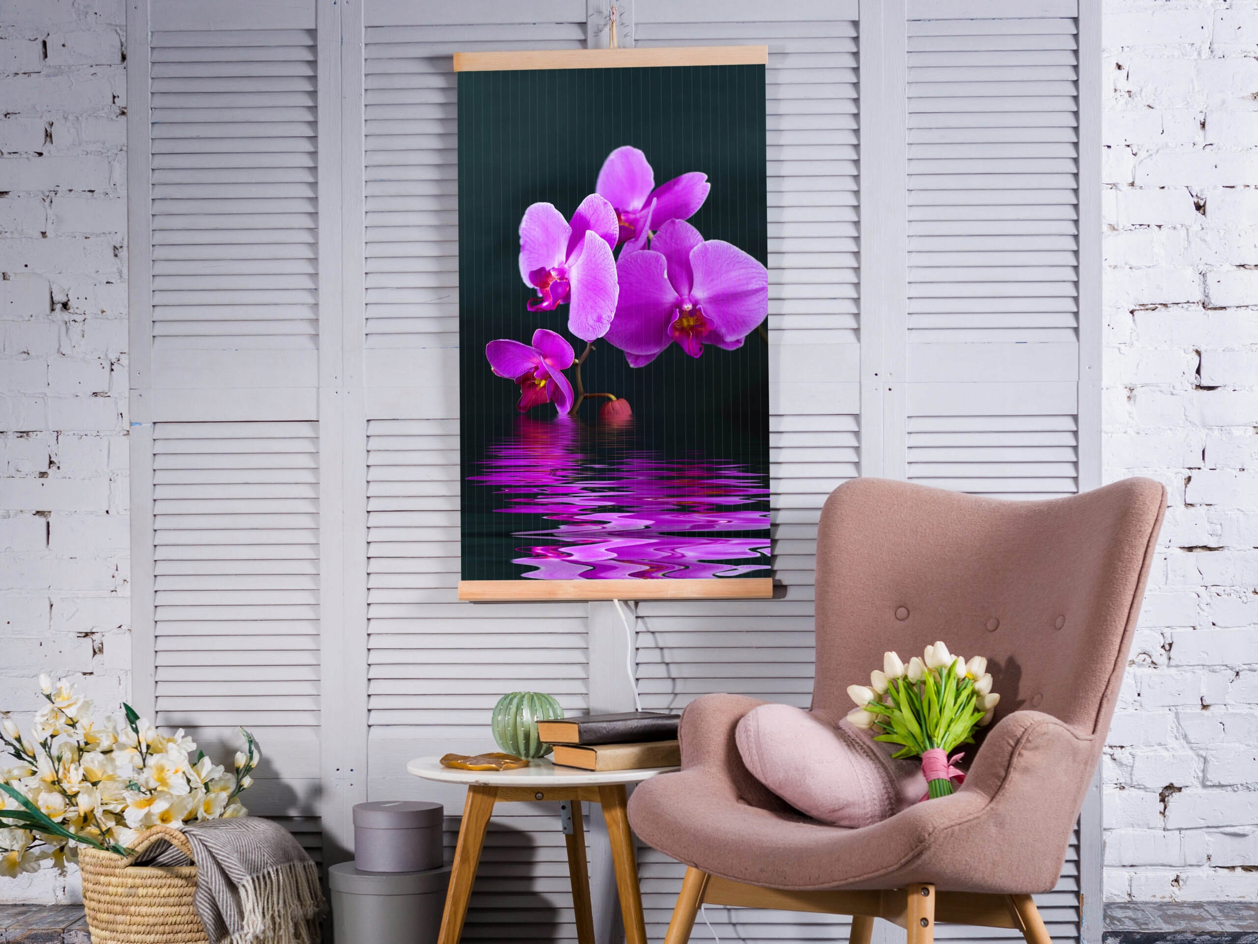 GRZEJNIK ORCHIDEA NA PODCZERWIEŃ TANIE ECO GRZANIE Moc 430 W