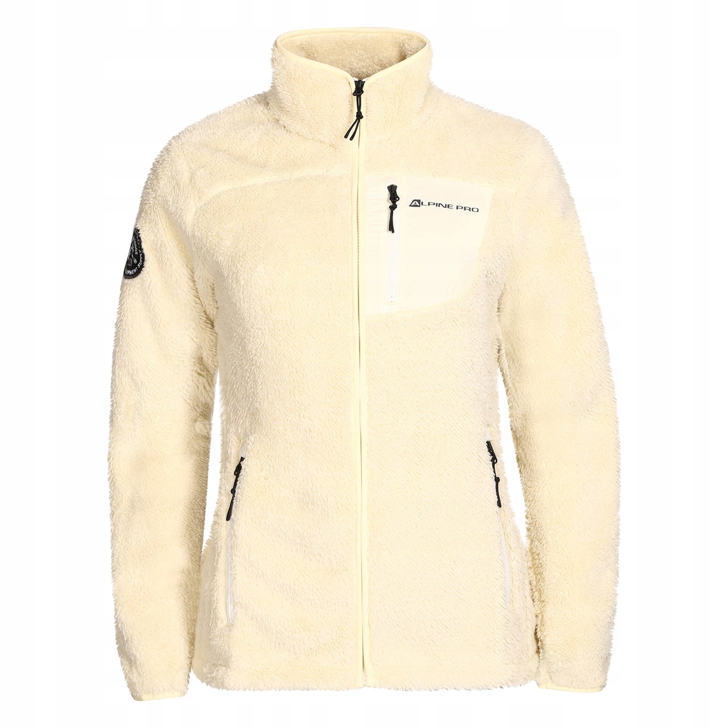 Alpine Pro Bluza damska polarowa bardzo ciepła Ferada kremowy r.XXL