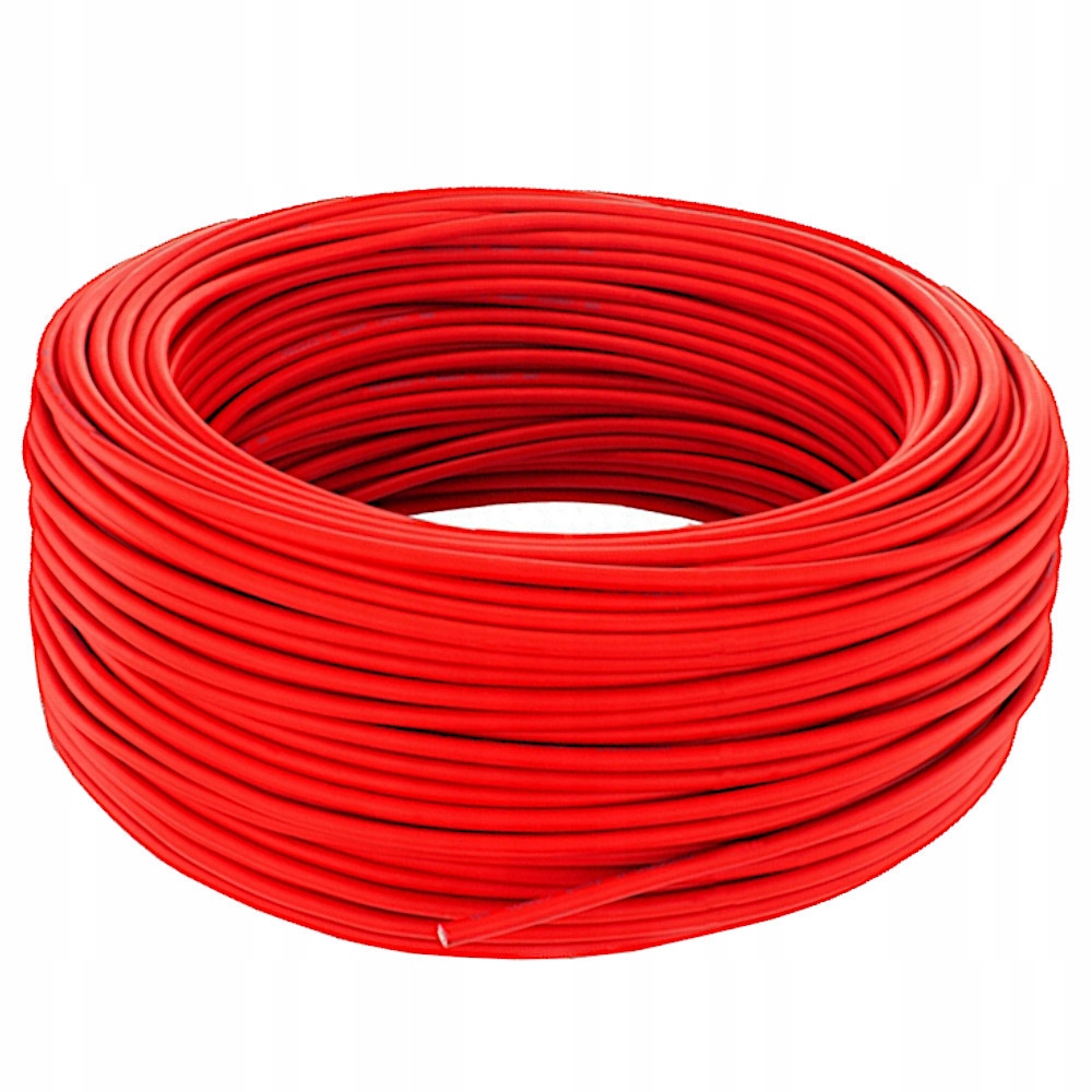Kabel Solární Červený 100 m 6 mm2