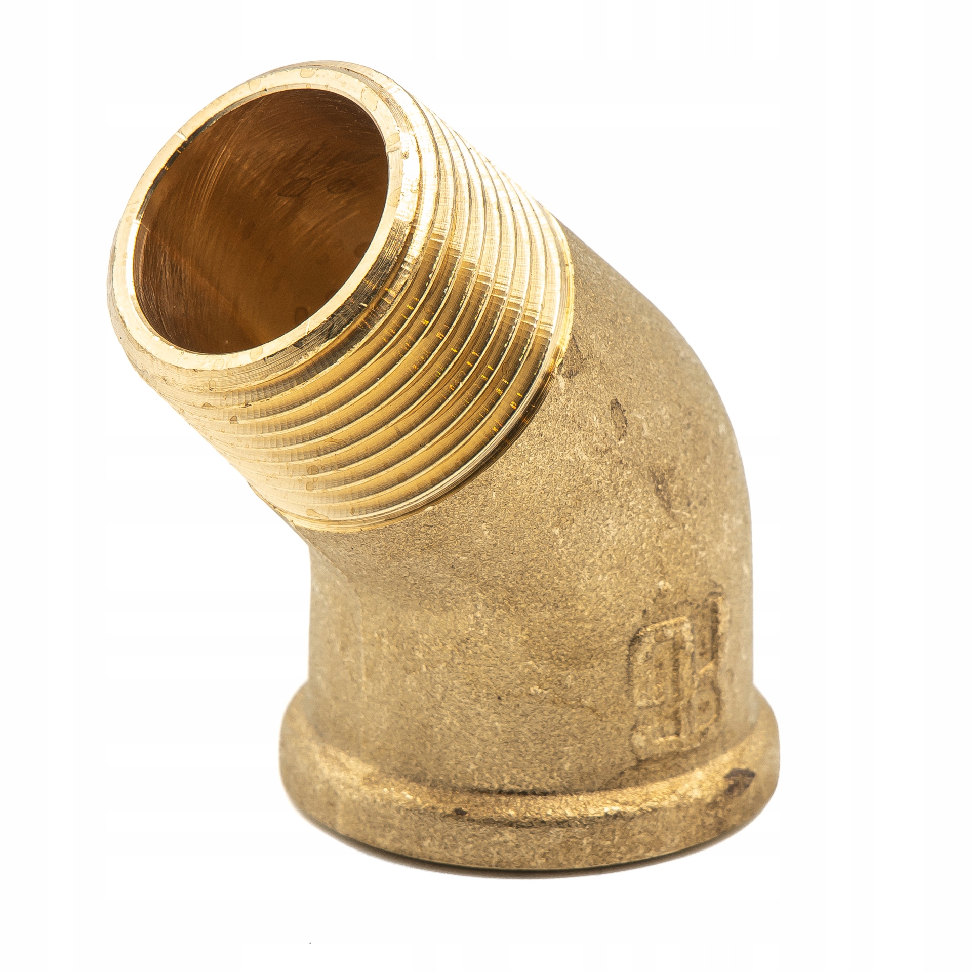 

Kolano mosiężne nyplowe 45 stopni 1/2" Wz