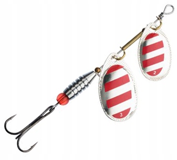 

Błystka obrotowa obrotówka blacha Jaxon Double 8g