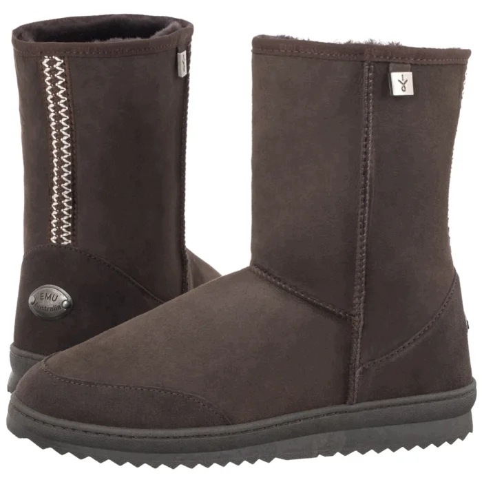Pánské boty Emu Australia Platinum Outback Chocolate MP10028 Hnědé