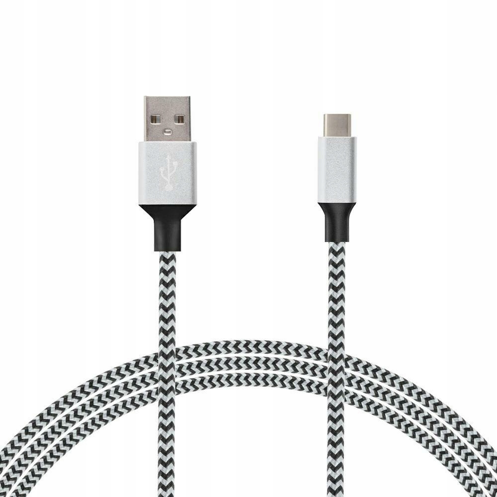 

Usb-c Wzmacniany Kabel Quick Charge 1m 2,4A