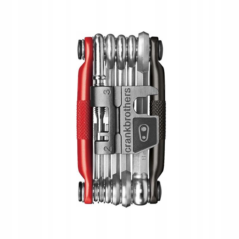 Crankbrothers Multiklíč M17 cestovní nářadí na kolo černá-červená