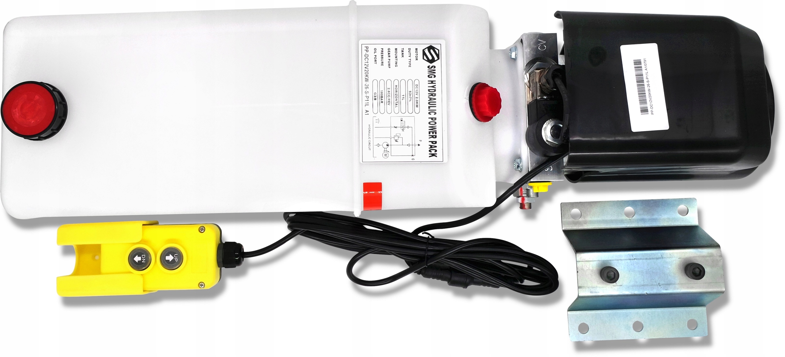 PP-DC24V30KW-26-S-P13L - Гидравлический блок питания KIPRA 3.0 kW 24V 11L