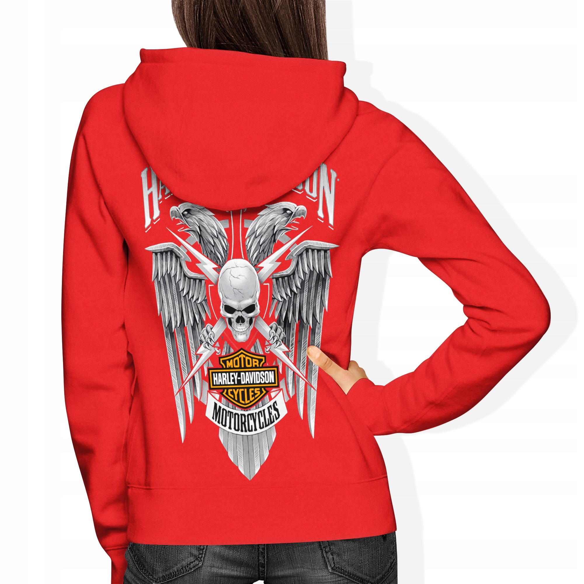 

Bluza Harley Davidson Damska Z Kapturem Rozmiar S