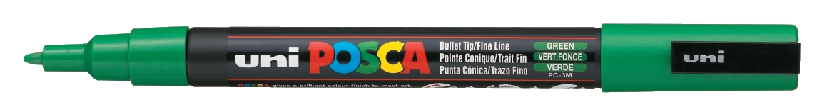 

Marker z farbą plakatową Posca PC-3M zielony