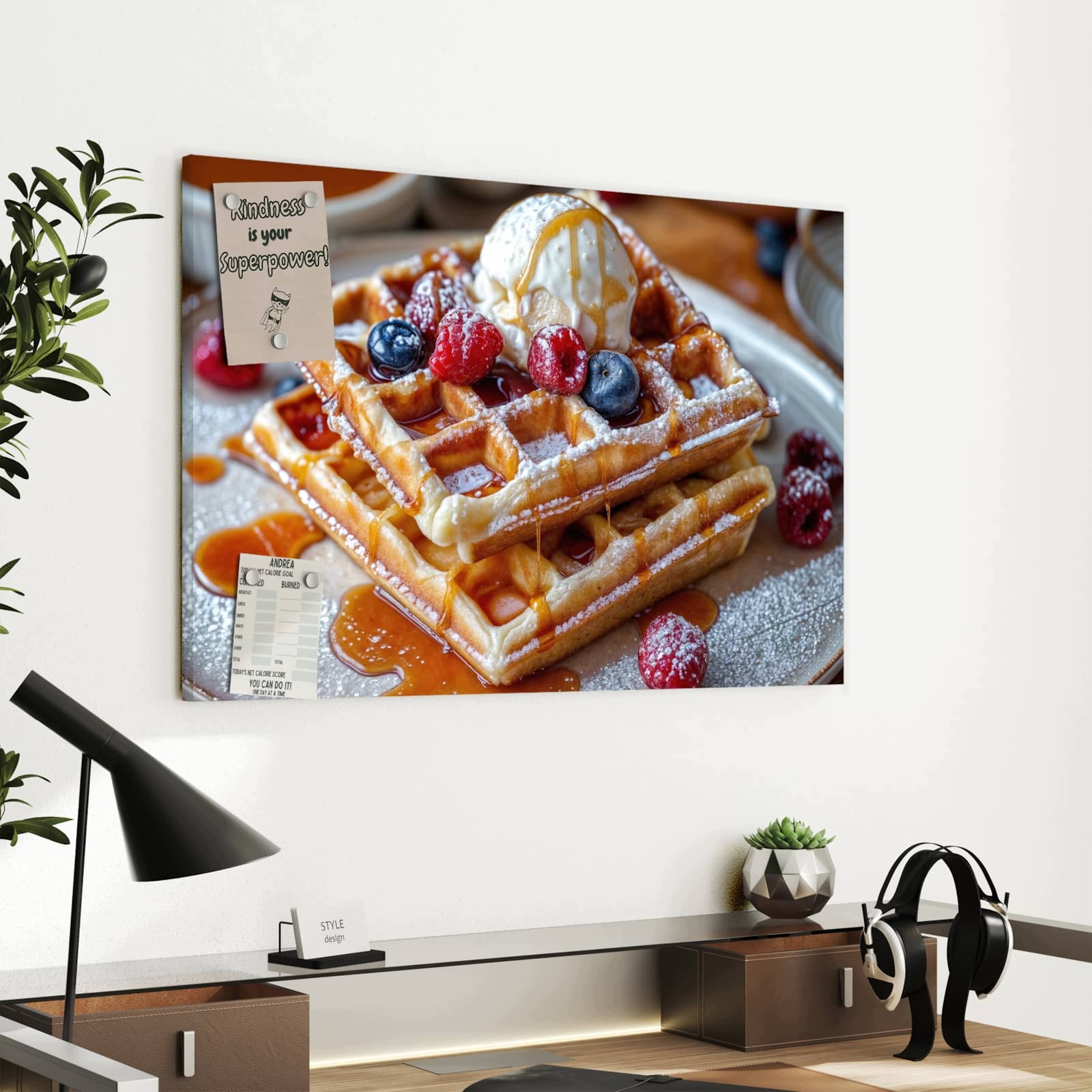 Magnetická tabule Belgijské Gofry 60 × 40 cm