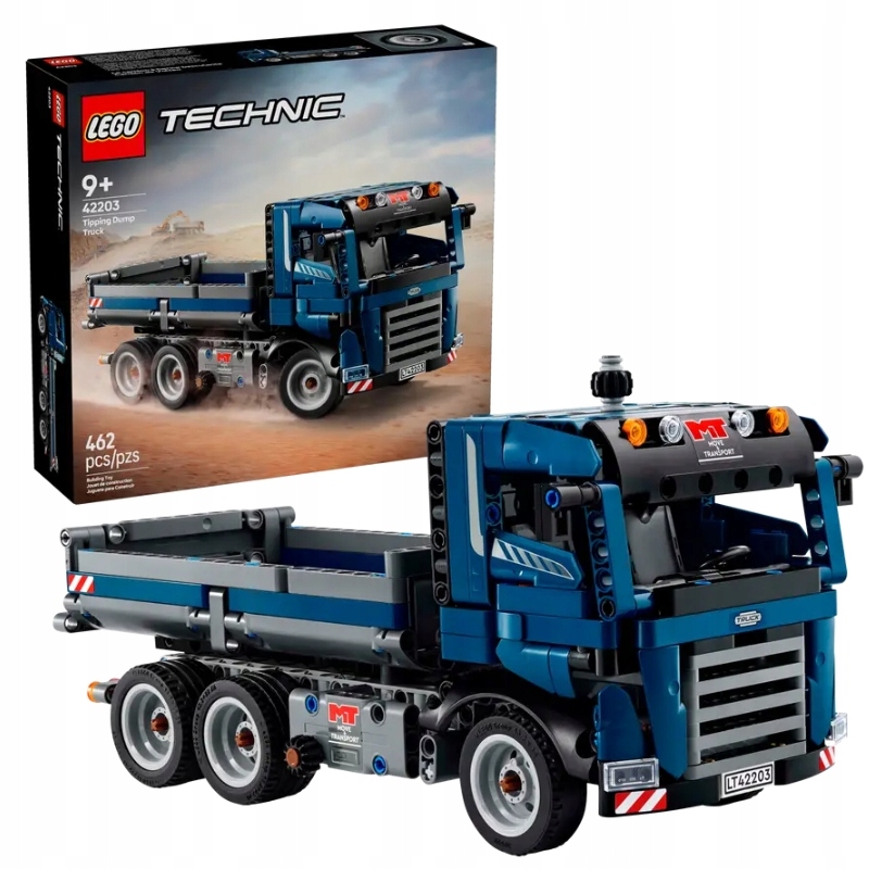 Lego Technic Sklápěč S Naklápěcí Skříní, Sada Stavebnice 462 Dílků 9+