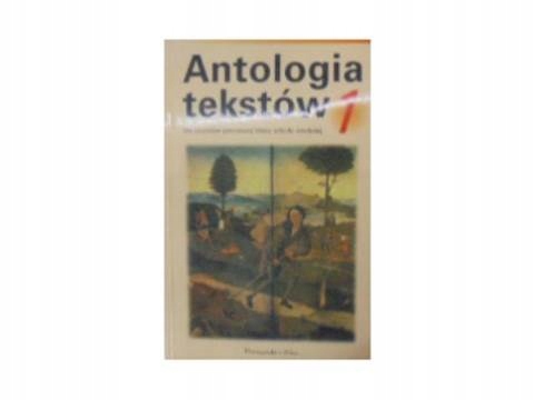 Antologia tekstów 1 Szkoła średnia Prószyński