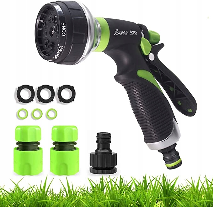 Metalowy pistolet natryskowy do węża ogrodowego