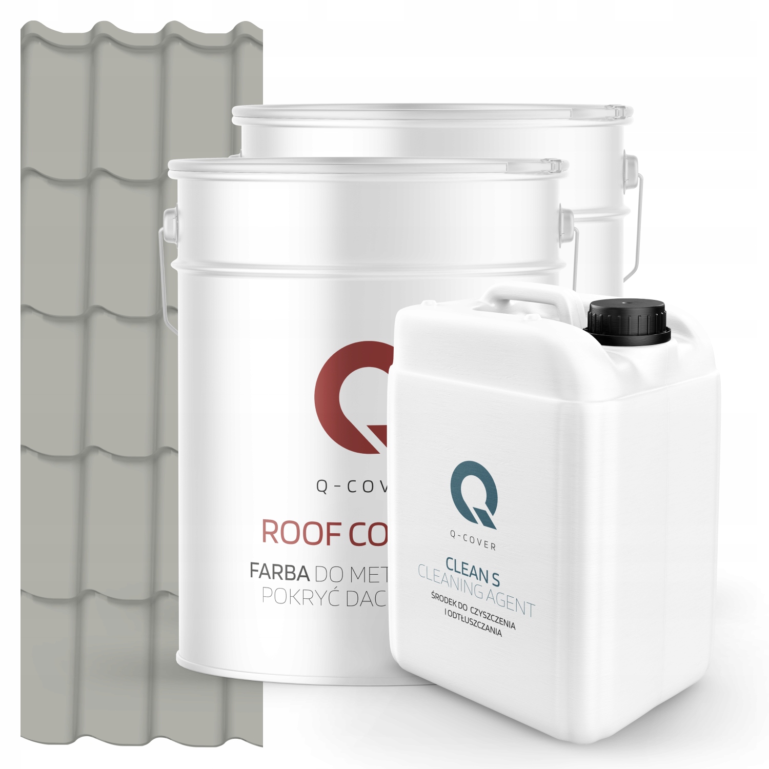 Farba Strešná Metalová Podložka Odmasťovač Sivá Agatová Ral 7038 74 m2 Polomatná