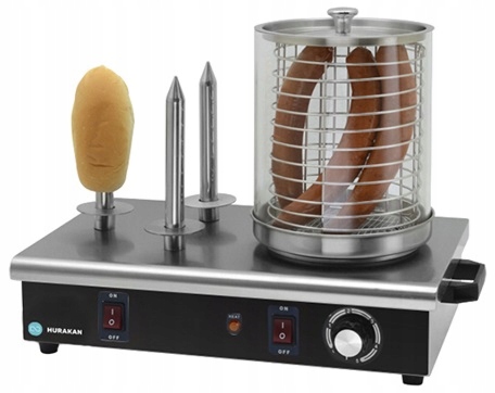 Ohřívač pro Hot Dog Parní a rohlíkové zařízení 700W 0,65L HKN-Y03 Deluxe