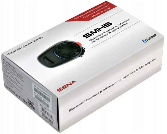 INTERKOM MOTOCYKLOWY SENA SMH5-10 + 2 MIKROFONY BLUETOOTH 400M GPS HSP HFP Parowanie z interkomem innej marki tak