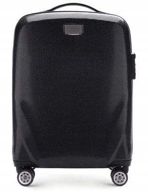 Walizka Wittchen Kabinowa Pc 56-3P-571 Czarna Poliwęglan Policarbon