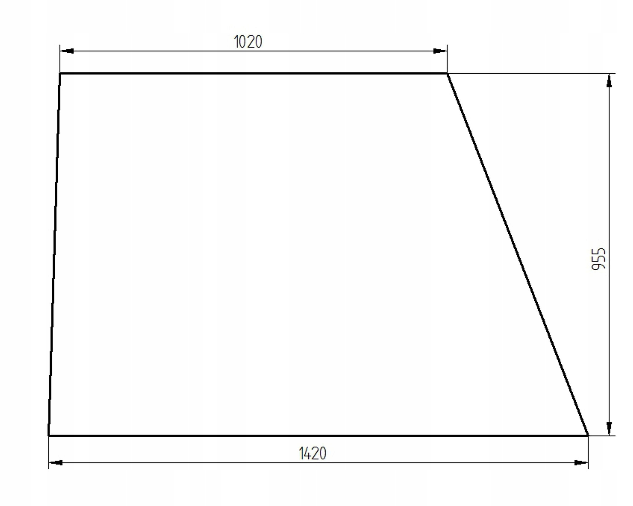 sklo teleskopický nakladač Jcb boční 827/20107