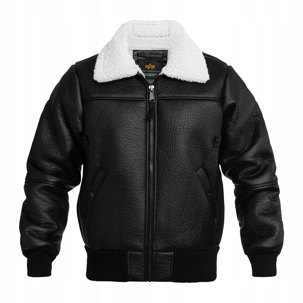 Vojenská pilotní bunda Flek Flyers Alpha Industries B15 Modified Black XXL