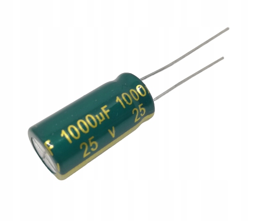 

Kondensator 1000uF/25V 105*C 10x20mm Low Esr 2szt