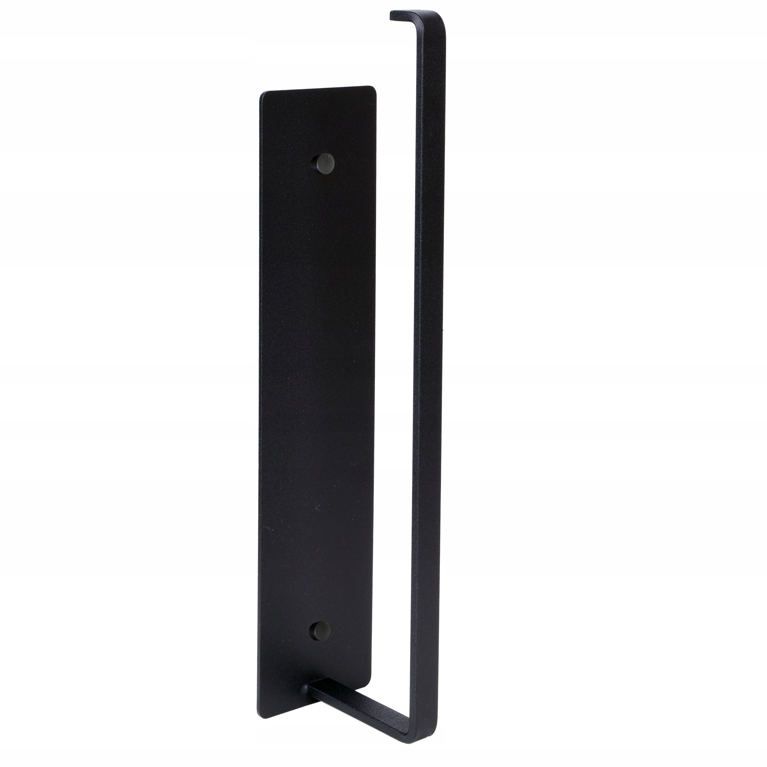 UCHWYT WIESZAK NA RĘCZNIK PAPIEROWY KUCHENNY CZARNY LOFT NA KLEJ LUB KOŁKI Marka Gockowiak