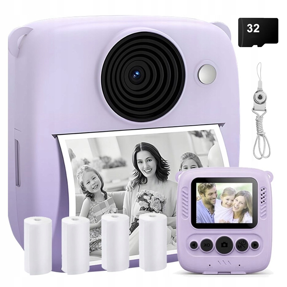 Hd Fotoaparát Pro Děti Okamžitý 32GB Dárek Pro Děti