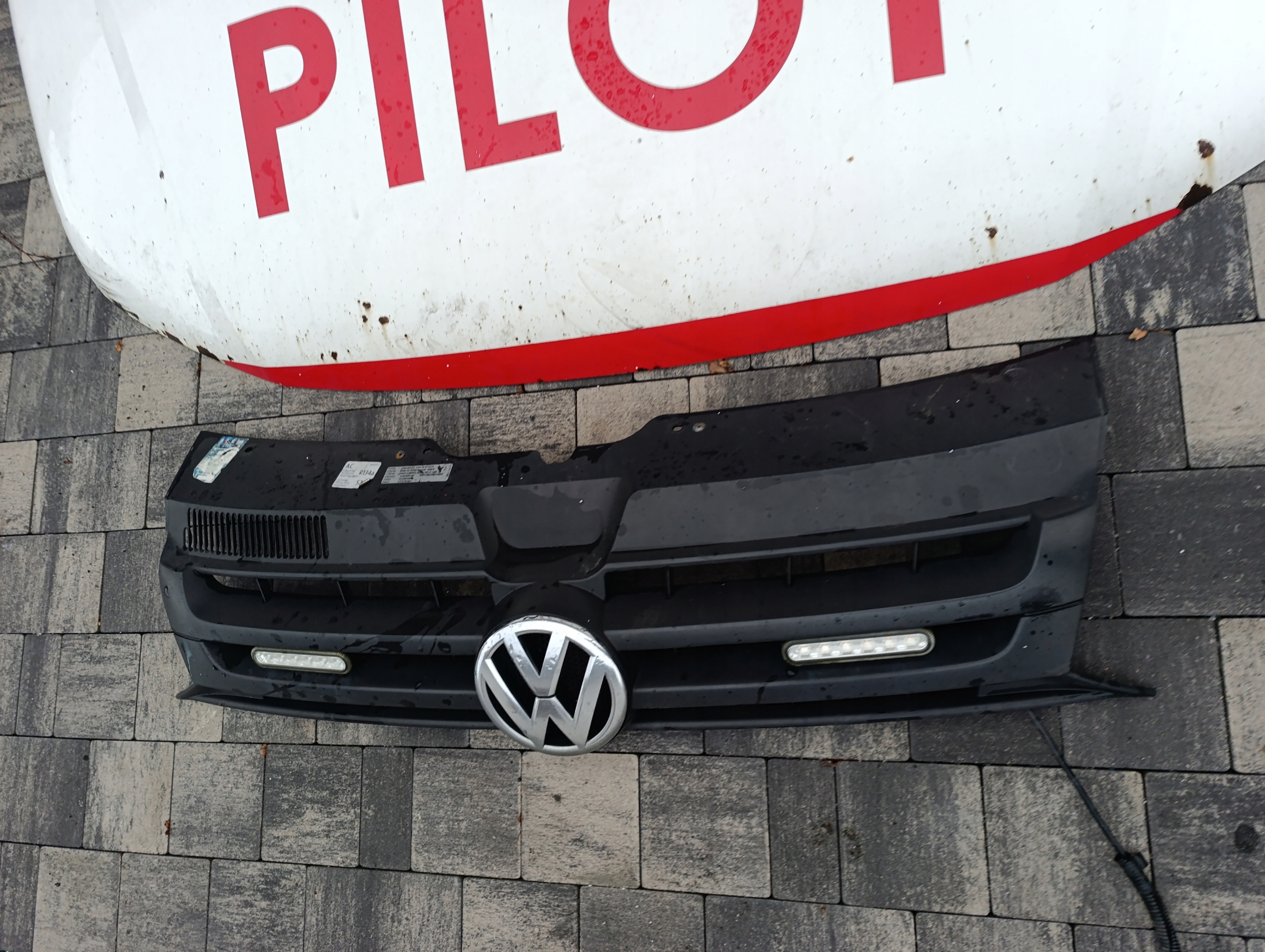 VW T5 LIFT complete front bonnet bumper support panel for radiators lights