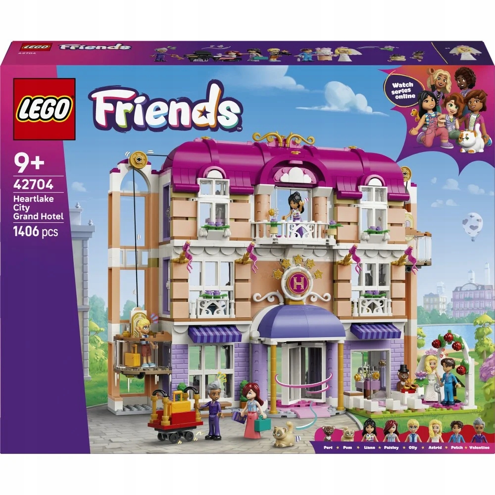* Lego Friends Grand Hotel v městečku Heartlake 42704