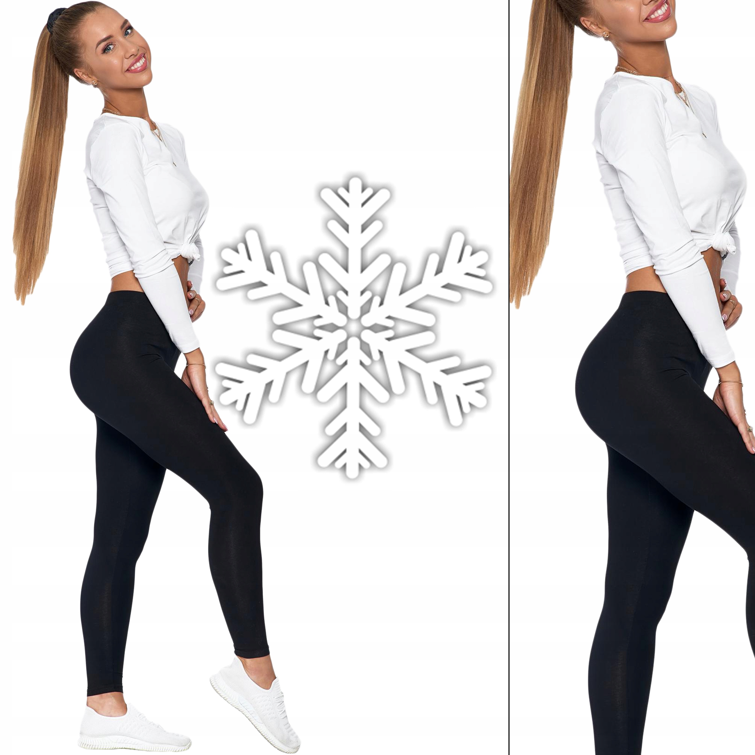 

Moraj Legginsy Ocieplane Mocno Kryjące czarny 3XL