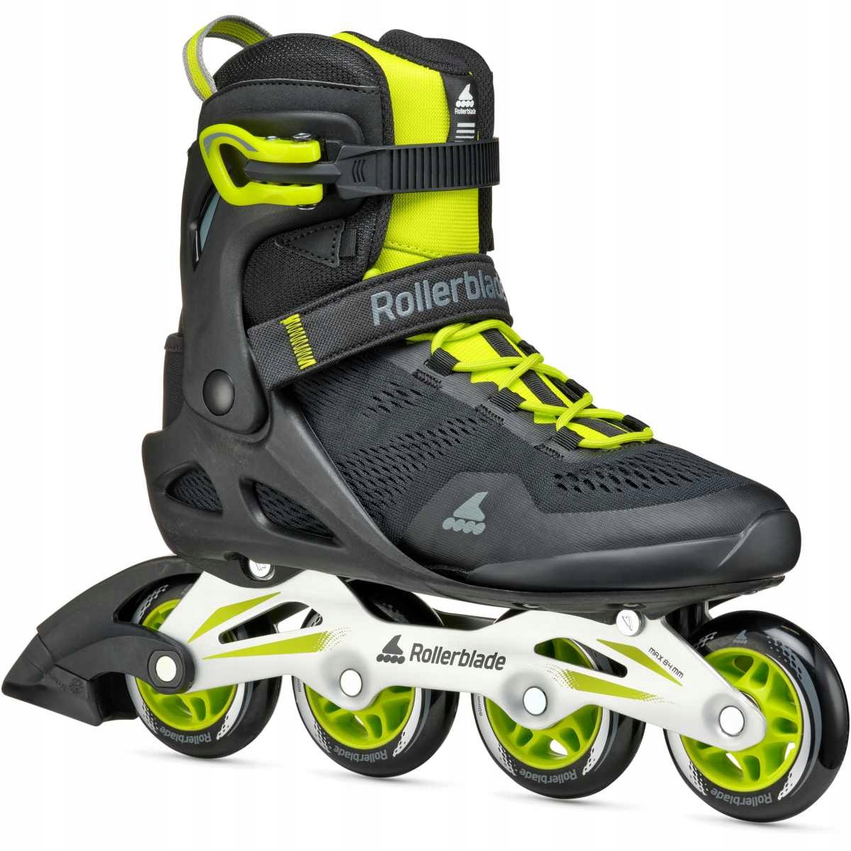Kolečkové Brusle Rollerblade Macroblade 80 Black/Lime 39/40