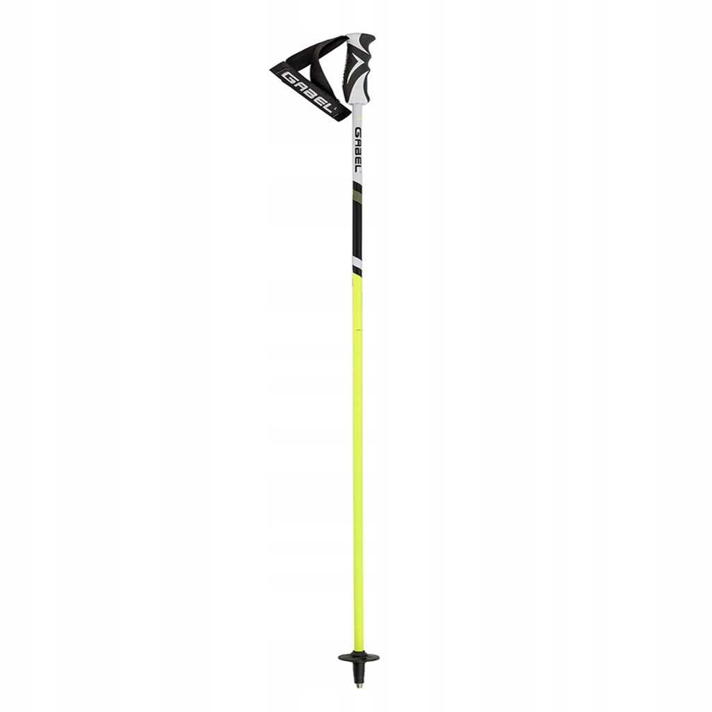 Lyžařské hole Gabel Carbon Cross CC Matt Žluté, délka 135