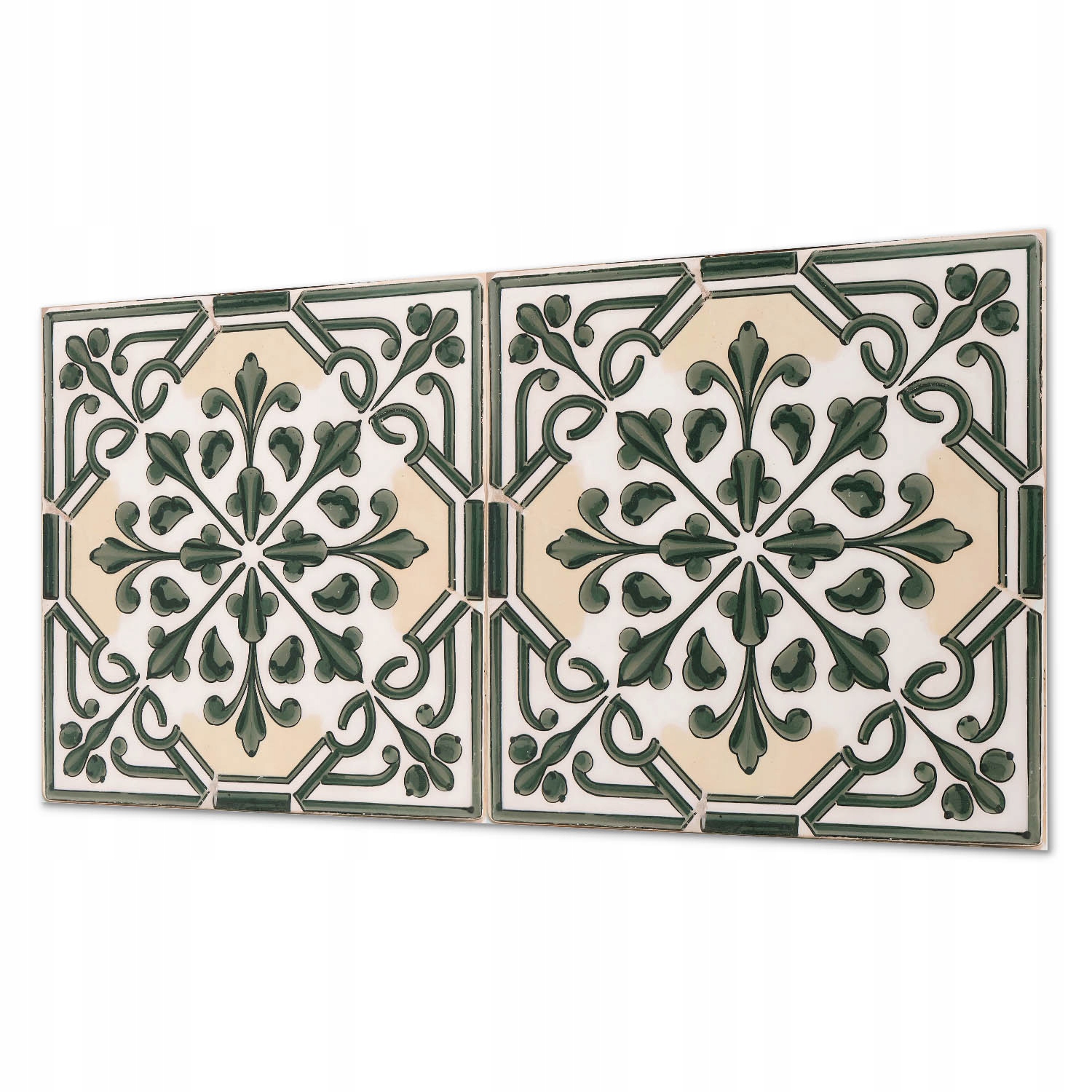 Dekoratívny podlahový vinylový panel Kvetinový vzor na keramike 120 x 60 cm
