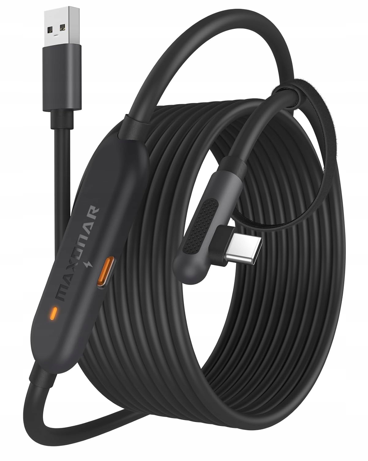 Maxonar Kabel do ładowania VR 5m do Meta Quest 3/3S/2 Pico 4